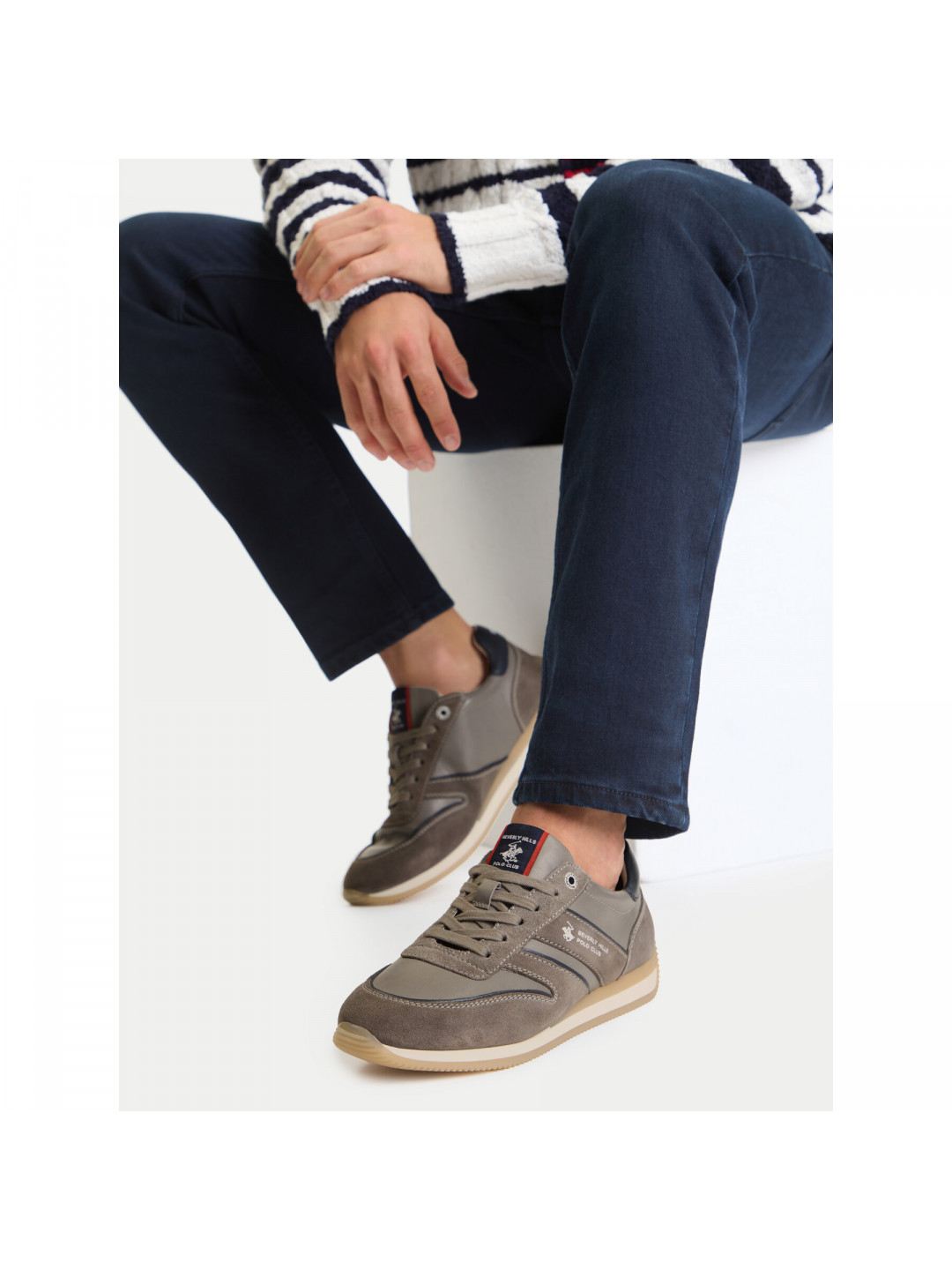 Sneakersy Beverly Hills Polo Club EO-SCOTT-12 MI08 Šedá